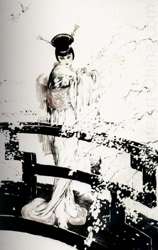 Louis Lcart Madame Butterfly 2 china oil painting image
